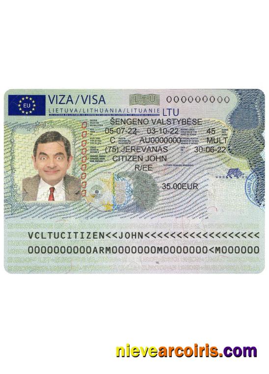 LITHUANIA SCHENGEN VISA FROM LITHUANIAN EMBASSY (2022)
